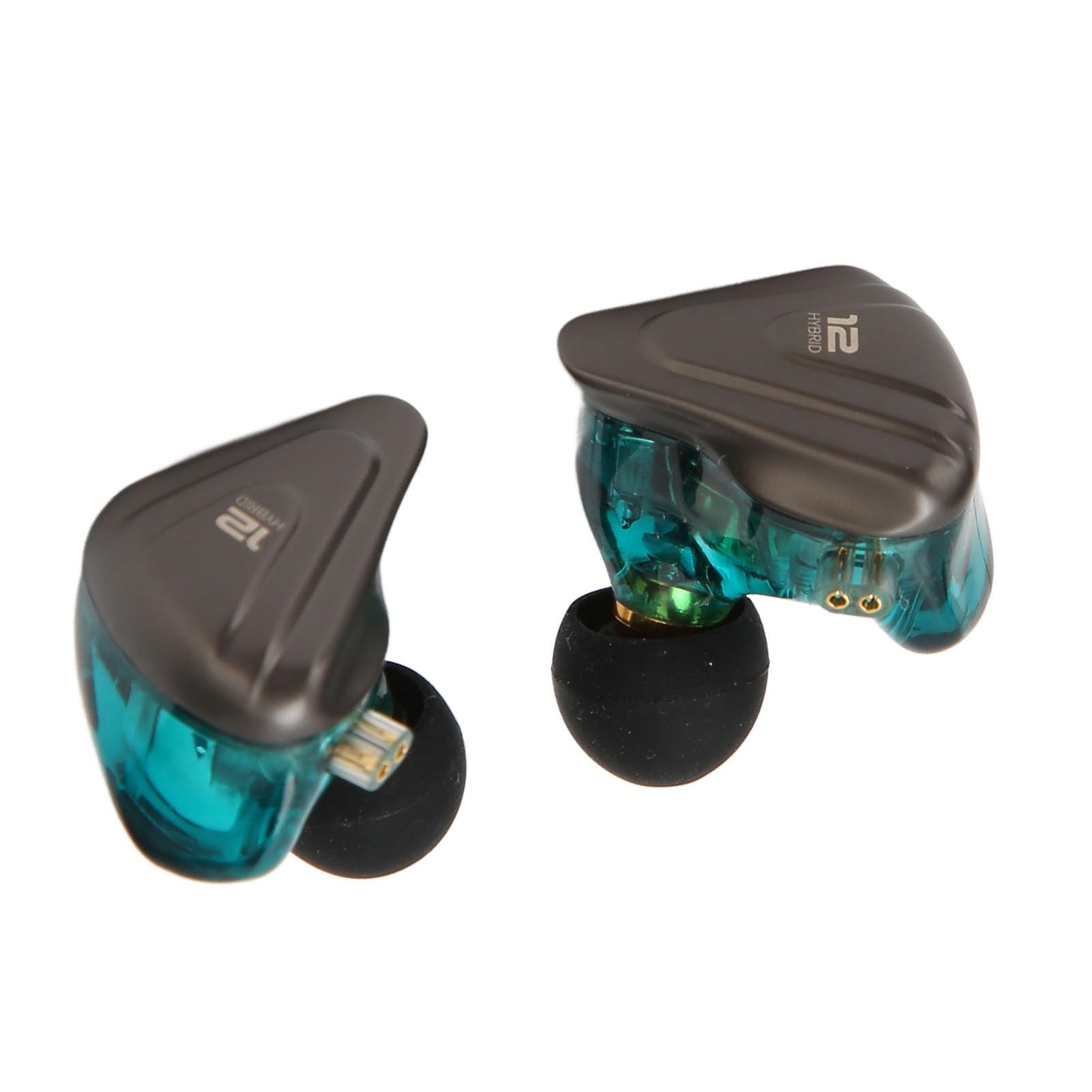 ZSX Przewodowe Słuchawki Douszne Dynamic Six Driver 5BA 1DD HiFi Stereo Słuchawki IEM z Głębokim Basem, Dwa Odłączane Kable, dla śpiewaków Perkusistów Inżynier Dźwięku Monitory Studyjne