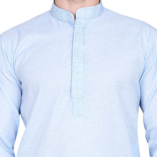 Image of Jagdish GARMENTS Cotton Trendy Embroidery Kurta for Men for Festive