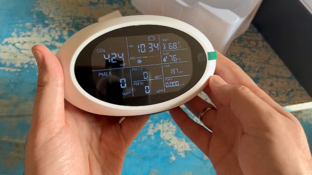 18-in-1 Indoor Air Quality Monitor, Meter with Temperature