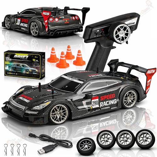 Image of TheLittleOnes 4x4 Rc Drifting Car - Rc Drift Cars High Speed Remote Control Drift Car 2.4GHz Remote Control Drift Stunt Off Road Cars 360 Rotation Toys For Kids & Adults Boys & Girls [Vortex Drifter]