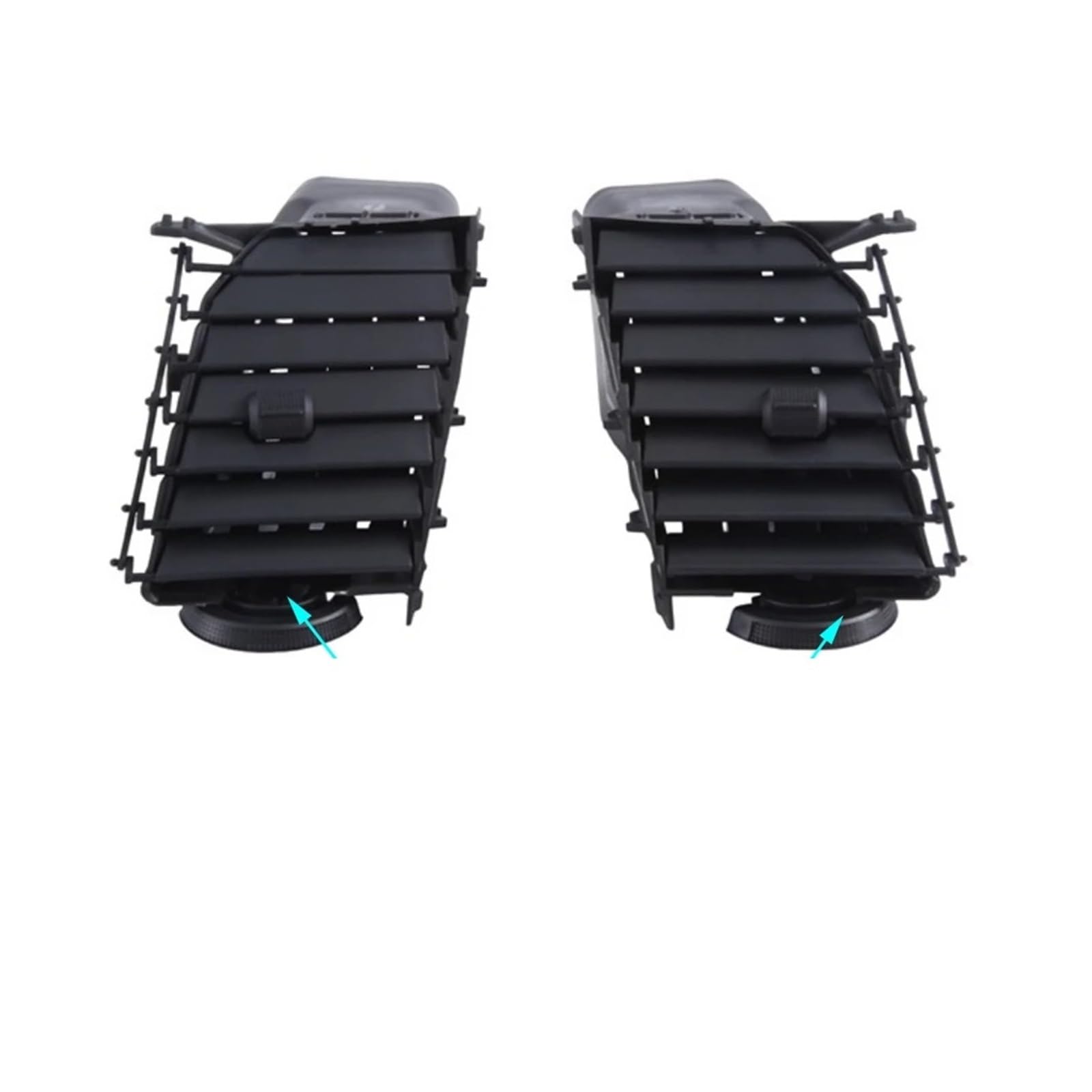 Ohocean 2Pcs Air Outlet For Toyota For Hilux 2004-2015 Parts A/C Air Vent Outlet Car Front Central Dashboard Panel Left Right Assembly Car Conditioner Outer Vent Air(2Pcs Air Outlet)