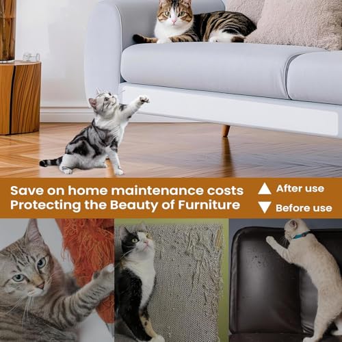 Protector de garra de gato transparente: cinta autoadhesiva protectora de muebles 6