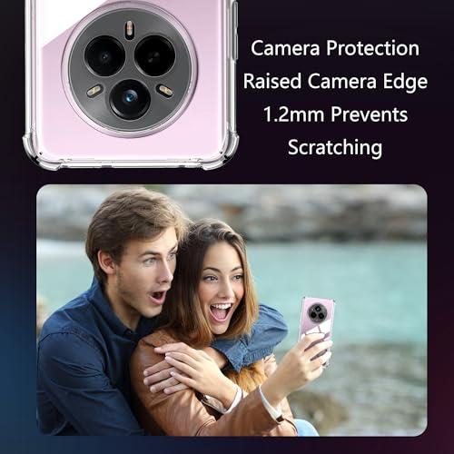 Image of Compatible for [ Realme P3 Pro 5G ] Bumper Back Case Cover for [ Realme P3 Pro 5G ] - Transparent