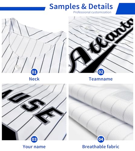 KXK Custom Baseball Jerseys Personalized Team Uniforms for Men Women Boys and Girls Stitched Your Name Number Logo miniatura 5