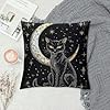 FUXIDURA Cute Cat Home Decor Pillow Cover for Sofa, Couch, Car - Breathable Short Plush Velvet - 1PC 22x22in #1