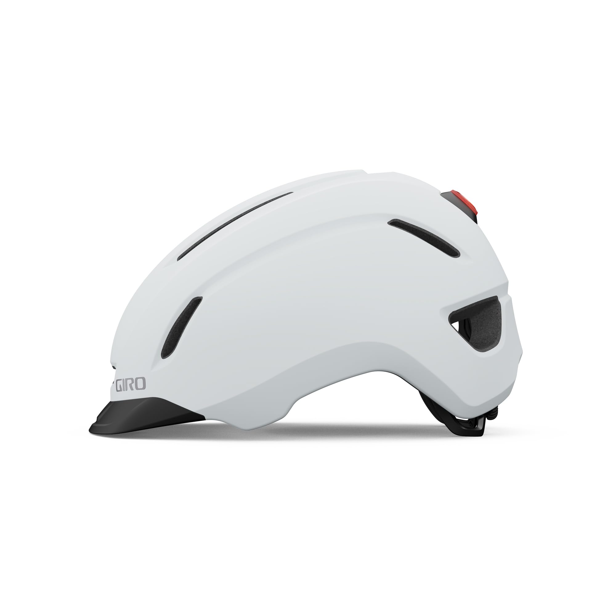 Giro - Caden II LED - EU Helme - Erwachsene Unisex - Schutzausrüstung, Fahrradhelm, Pendlerhelm, Pendler-Schutzhelm, Matt Weiß, S