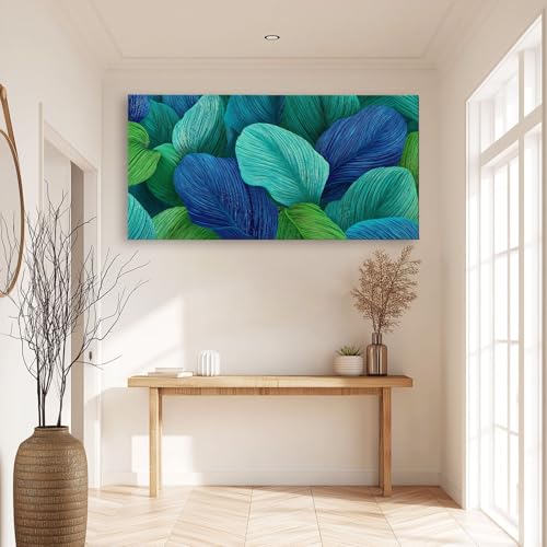 Impression sur Toile Botanique Cadre Bois Pour Salon et Chambre