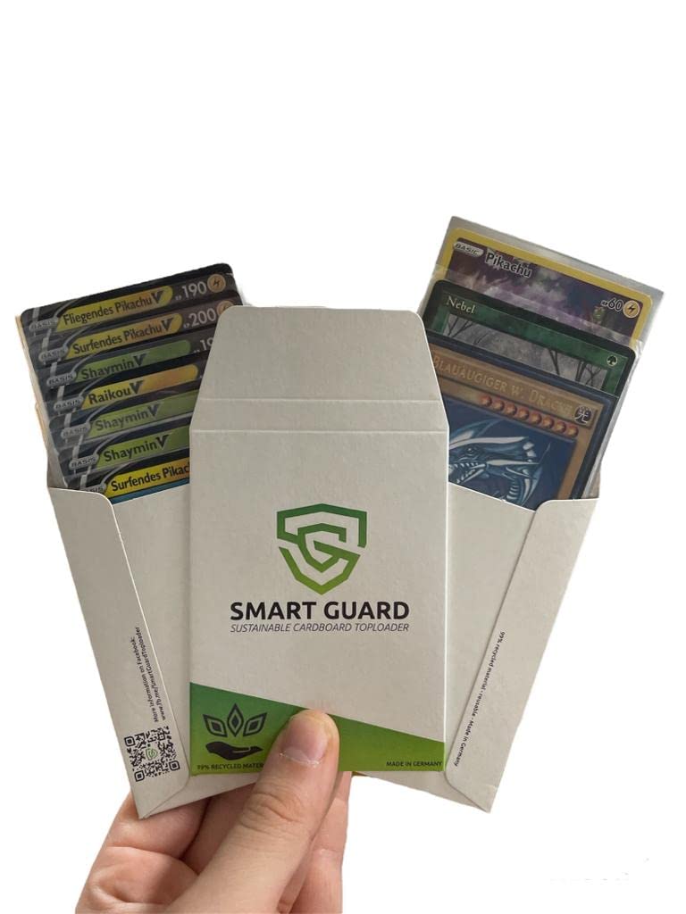 Taille Japonaise Standard Heartforcards Smart Guard Toploader Carton - Lot De 50 - 99% Recyclé - Protection Cartes à Collectionner Protection Carte Pokemon