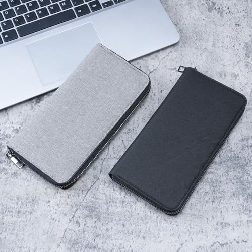 Multi-slot Portable Large Capacity Long Wallet for Men(Black)3