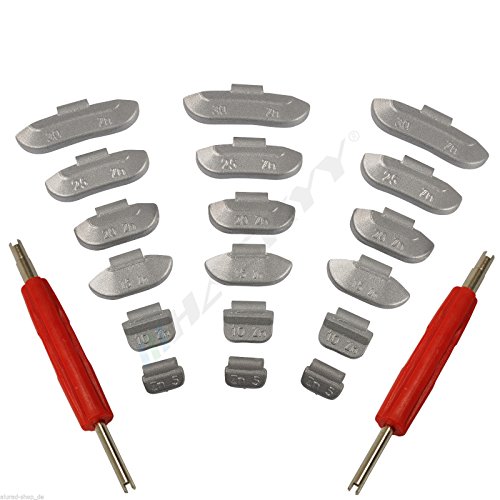 Preisvergleich Produktbild 400x Auswuchtgewichte Schlaggewichte Zinkgewichte Wuchtgewichte STAHLFELGEN