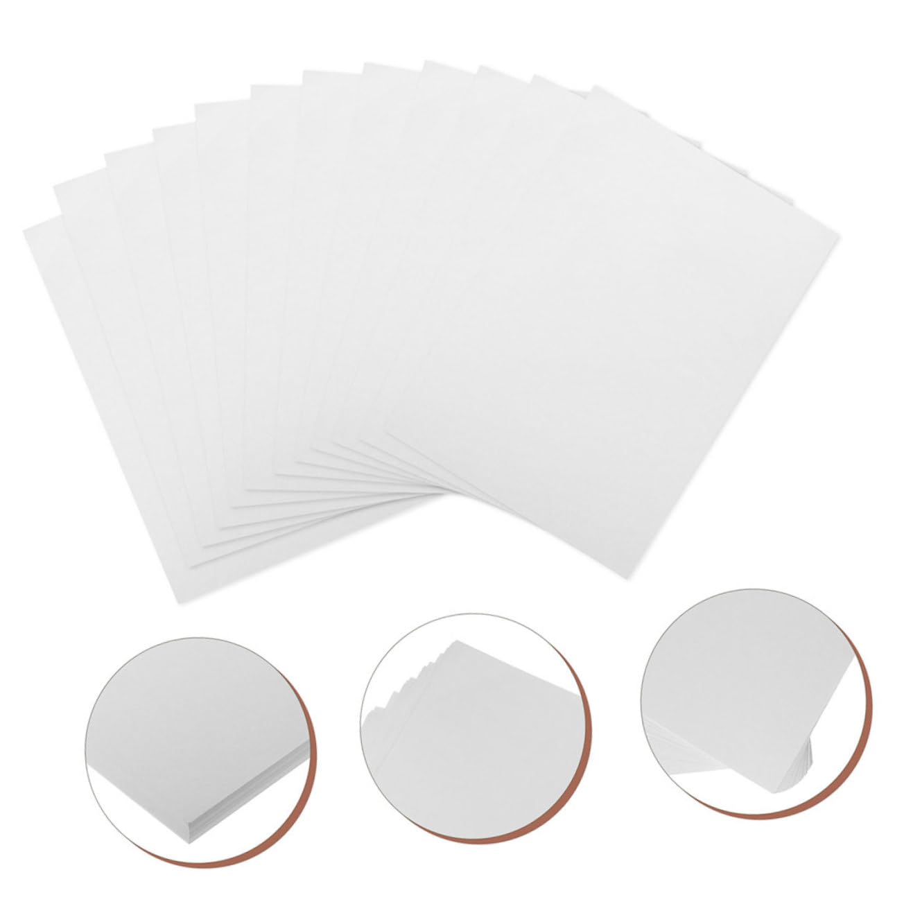 Aquarellpapier 100 Blatt Weiß Dickes Maler Kunstpapier | Kaltpresspapier 160g, 8k Format, für Wasserfarben und Zeichnungen, 2 Packungen