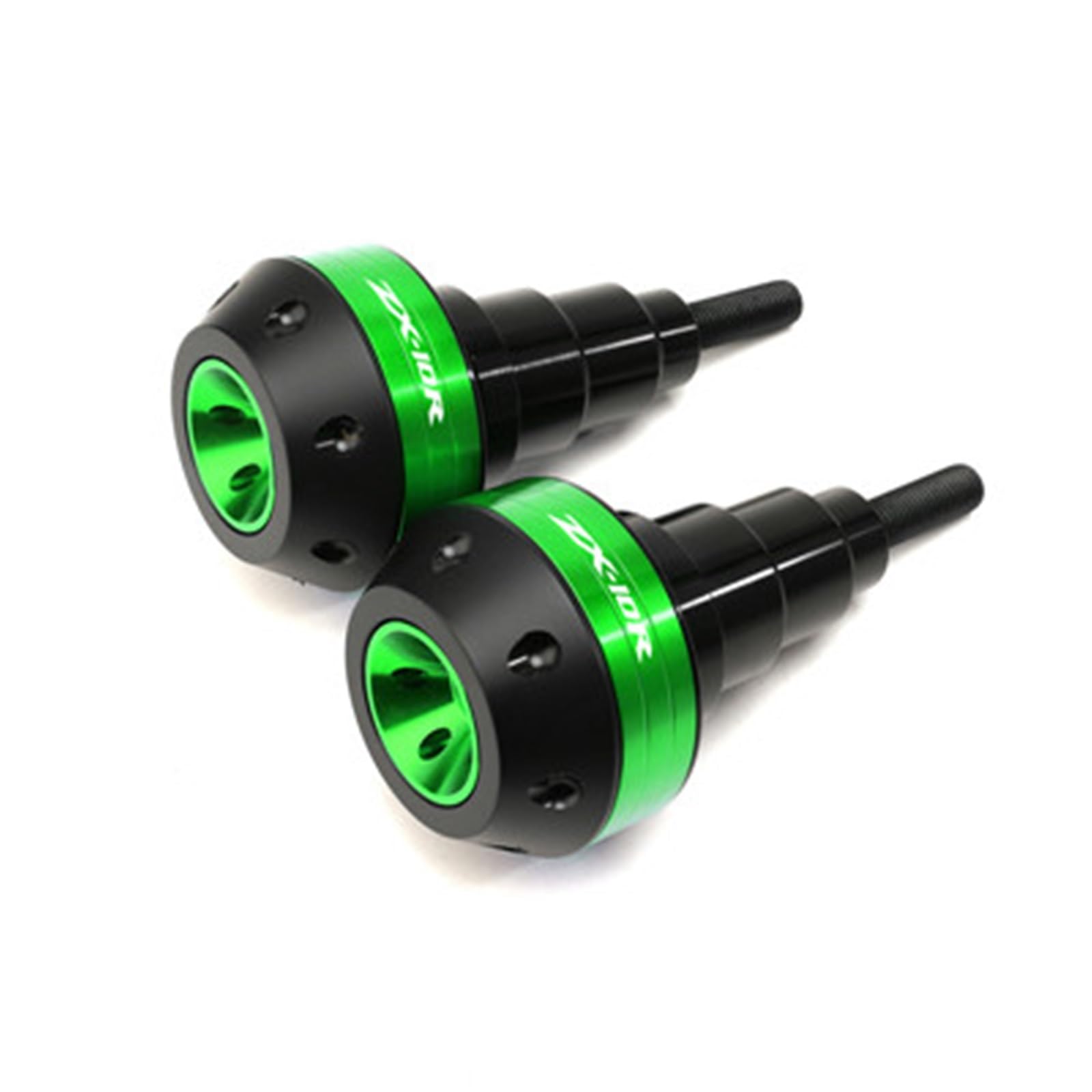 Motorcycle Frame Sliders for Kawasaki ZX10R ZX 10R 2006-2020 Motorcycle Falling Protection Frame Slider Fairing Guard Crash Pad Protector Motorcycle Fall Protector(Green)