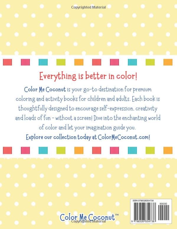 A Colorful Easter: A Coloring and Activity Book for Kids | Premium Edition | Easter Bunny Approved | The Color Me Coconut Collection image 3