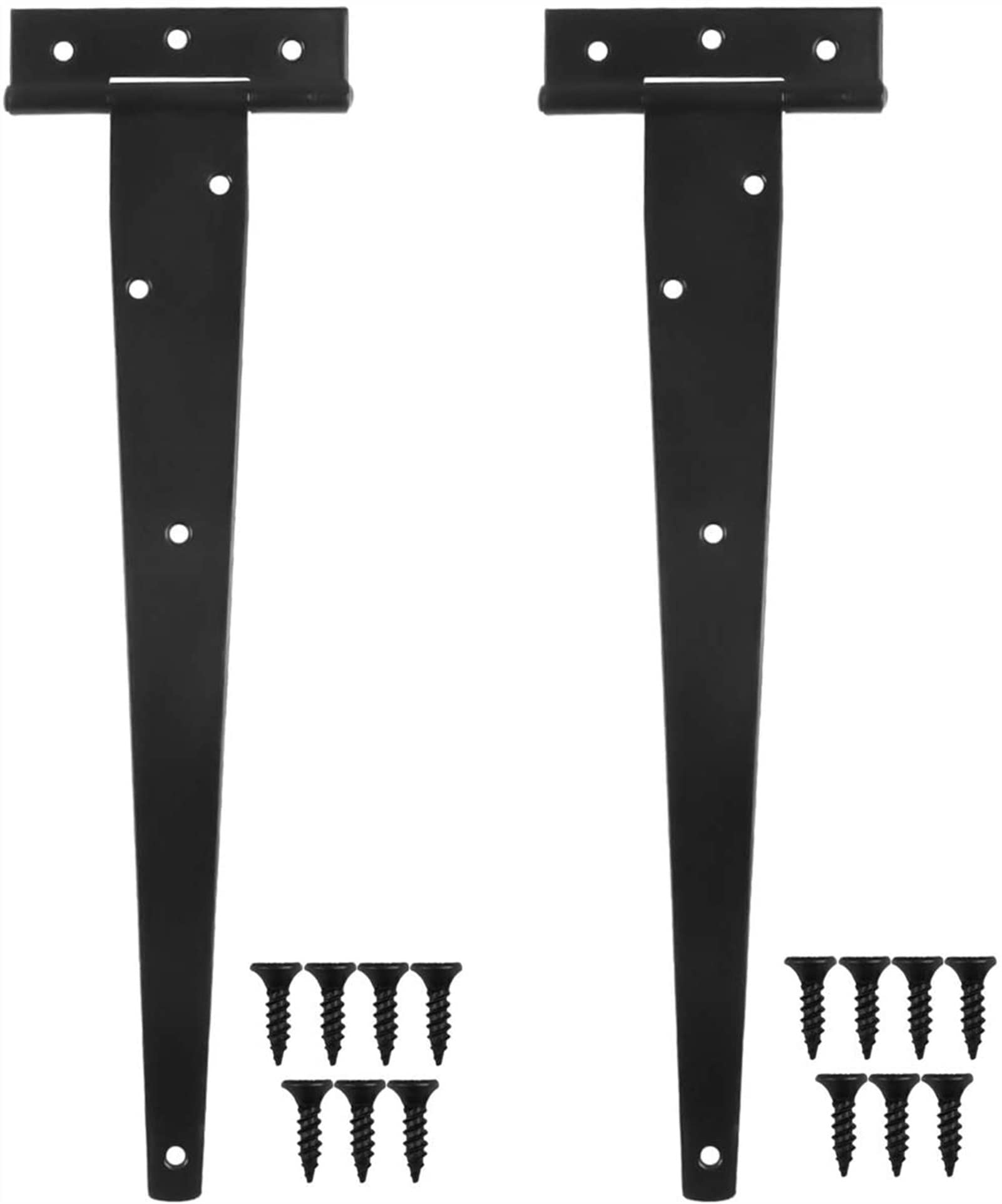 Nvsfzgiyg One Color 2 Pack T-Shaped Hinge, Triangular, Slotted Bearing Door, 6 Inches(12Inch)