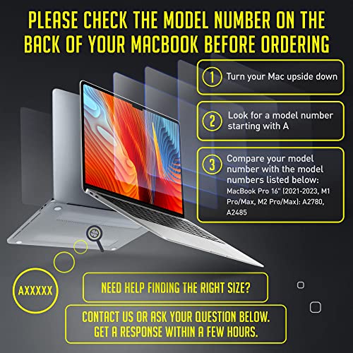 VINTEZ Magnetic Privacy Screen Compatible With MacBook Pro 16" 2021, 2022, 2023, 2024, M1, M2, M3 - Image 2