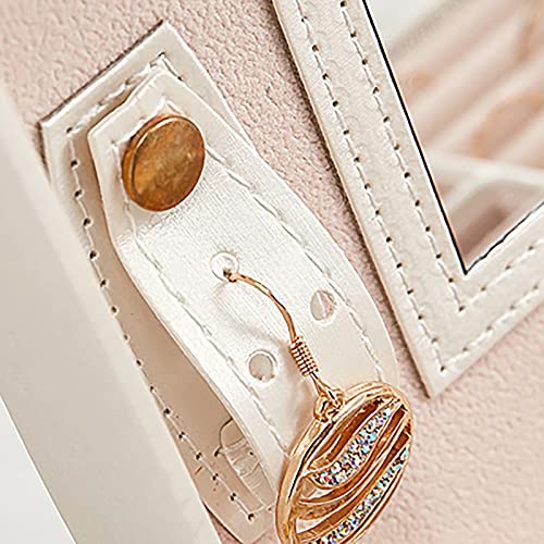 Yihao Jewelry Box Organizer For Women, 3 Layers Large Jewelry Earrings Organizer Box With Lock Drawer Jewelry Display Holder Storage Case For Earrings Bracelets Rings Necklace Watches,Purple #TOP4