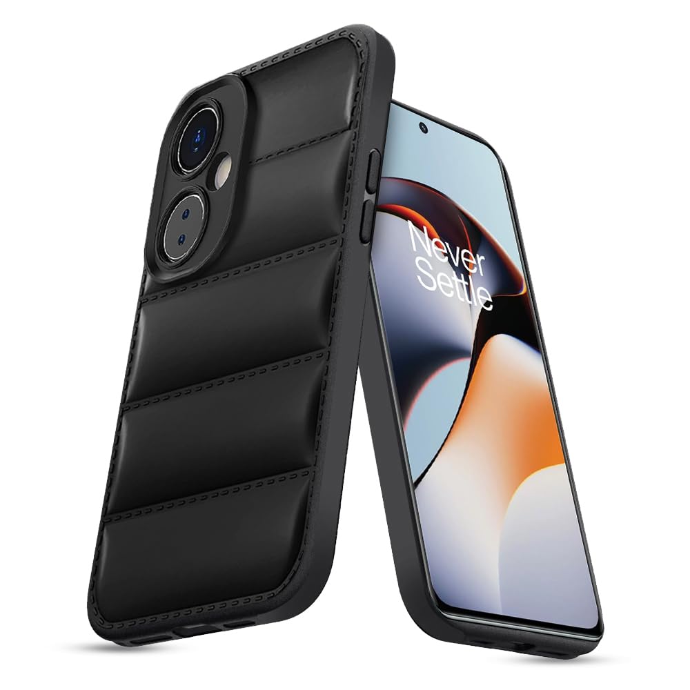 KARWAN® Puffer Edition Silicone Case Cover for Oneplus Nord CE3 Lite | Scratch Resistance Mobile Cover, Camera Protection Case Compatible with Black (B0CVB8T5DZ) Amazon Price History, Amazon Price Tracker