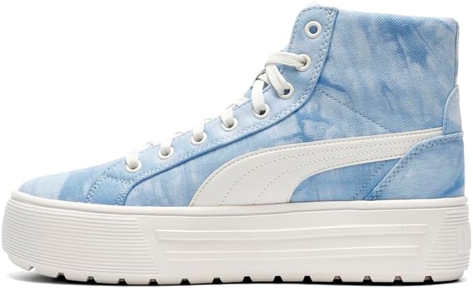 PUMA Womens Kaia 2.0 Clouds High Sneakers Shoes Casual - White