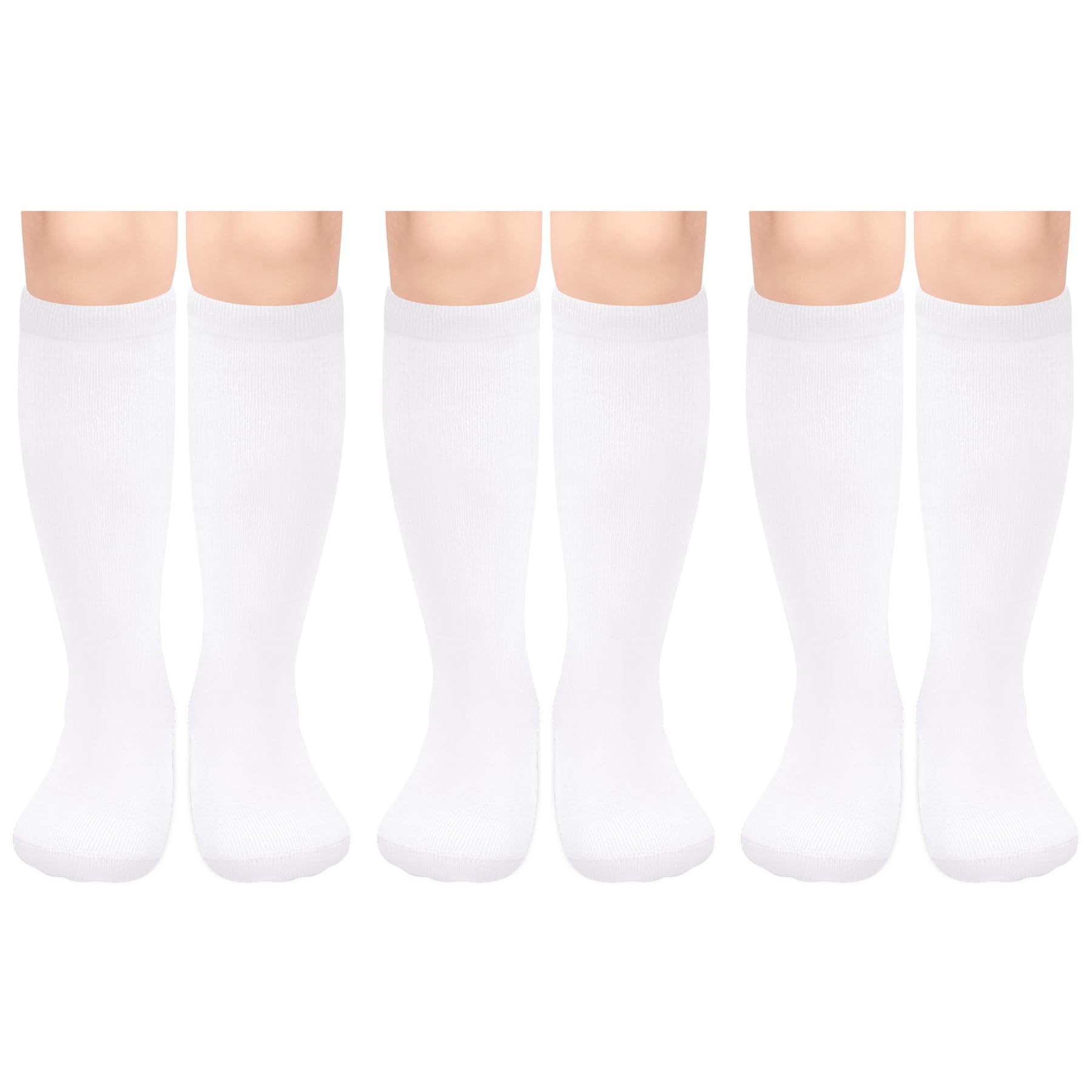 Olreco 3 Pack Toddler Soccer Socks Kids Baseball Socks Boys Girls Softball Sock Youth Football Sock Athletic Accessories