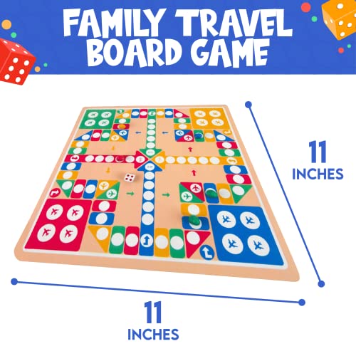Toysery 2 In 1 Board Games Set. Complete With Ludo Board Game Plus Snakes And Ladders Set #TOP3