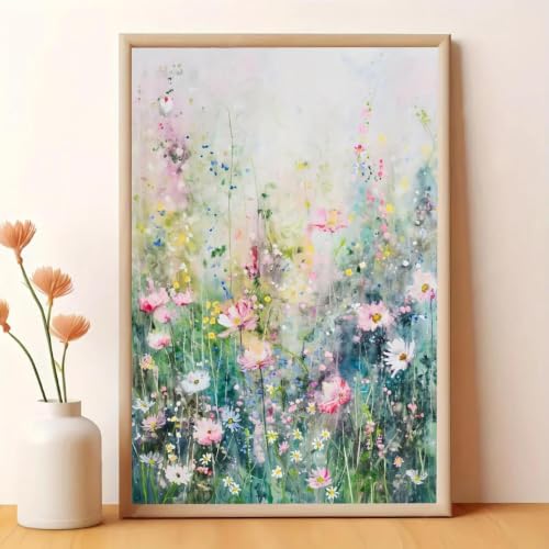 Tableau abstrait coloré de fleurs pour illuminer votre maison