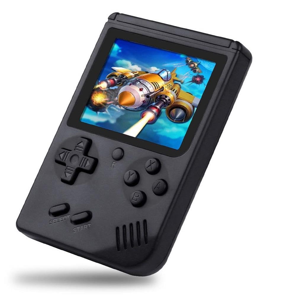 Console Portatile con Giochi Arcade | Mini Console di Giochi Retrò | 400 giochi in 1 | Portatile ogiochi Classici regalo natale | Super Console Retrò Game per Bambini e Adulti | NERO