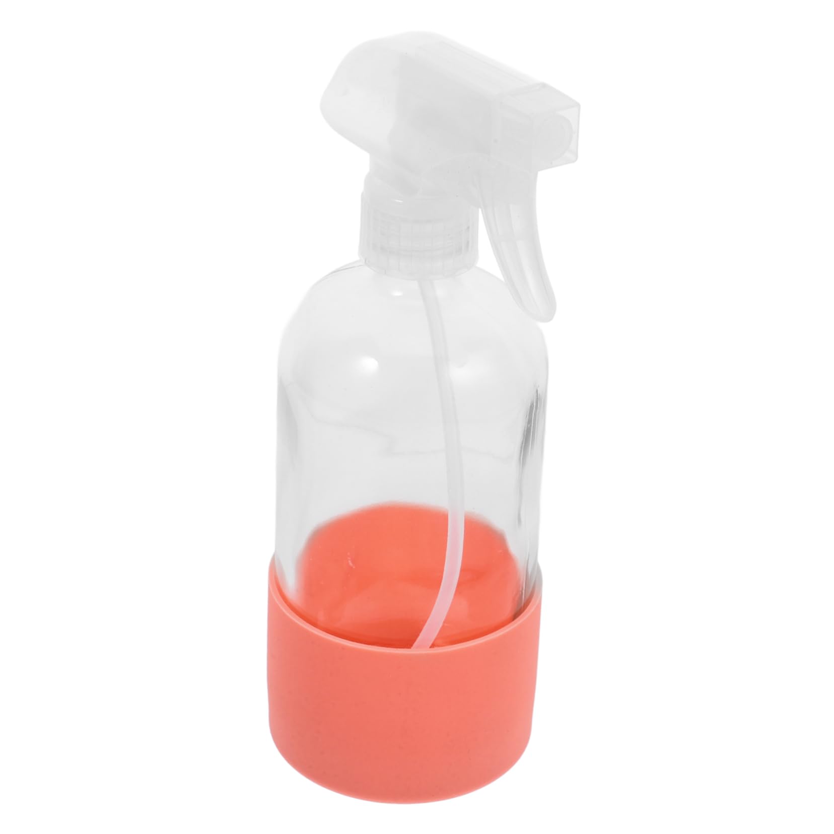 Glassprühflasche 473 Ml Mit Silikonhülle & Verstellbarer Düse – Leere Sprühflasche Für Reiniger, Pflanzen, Haare, Wiederverwendbar (Farbe: Rosa)