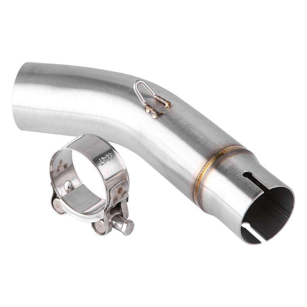 Broco Pot d'échappement Intermédiaire de Moto,Gsr 750 Echappement, Moyen Tuyau de liaison Connect for Suzuki GSR 750 2011-2015