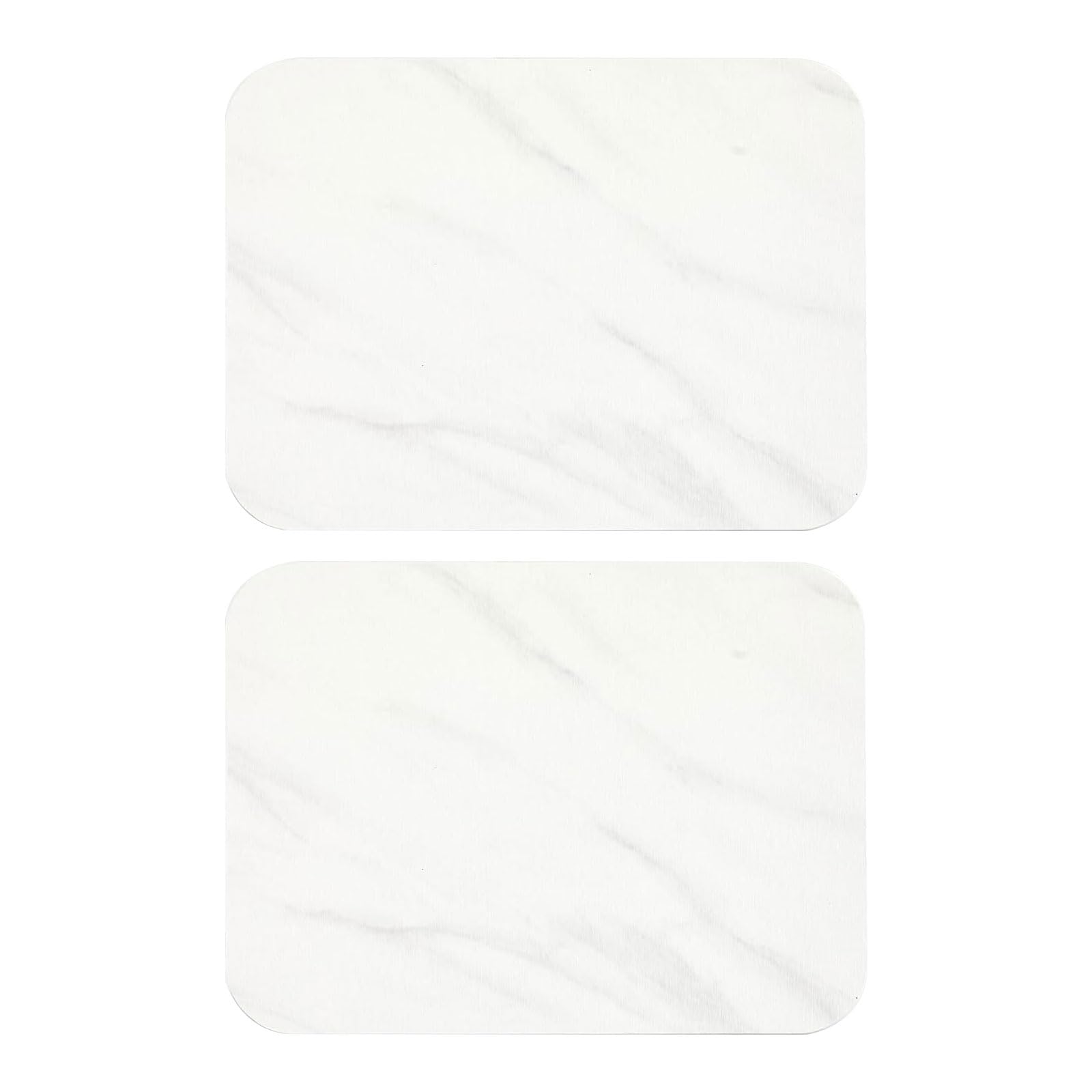 Buxuaaaa 2 Pcs Water Absorbing Diatomite Mat Suitable for Wet Surfaces Kitchen Countertop Versatile for Cups Drink Bottles Diatomite Stone Bath Mat