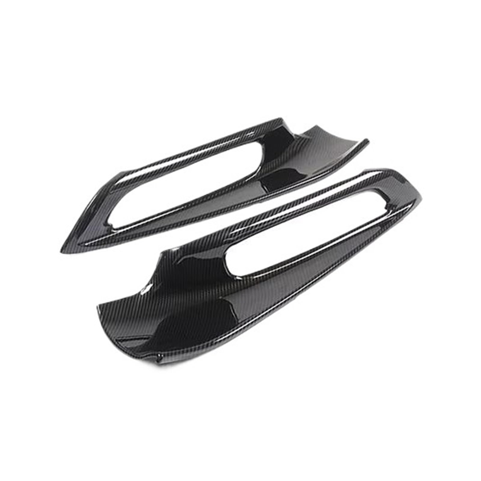 Auto Interior for Chevrolet for Corvette C8 Z06 Z51 2020-2023 Glass Lift Button Decorative Frame Sticker Accessories(Carbon Fiber)