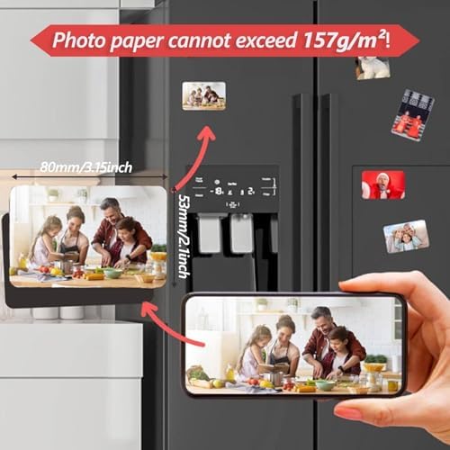 DIY Badge Making Kit - Fridge Magnet Button Badge Maker Machine with 100 Components + Paper Cutter, Rectangle Magnet Punch Press for Custom Badges, Easy to Use