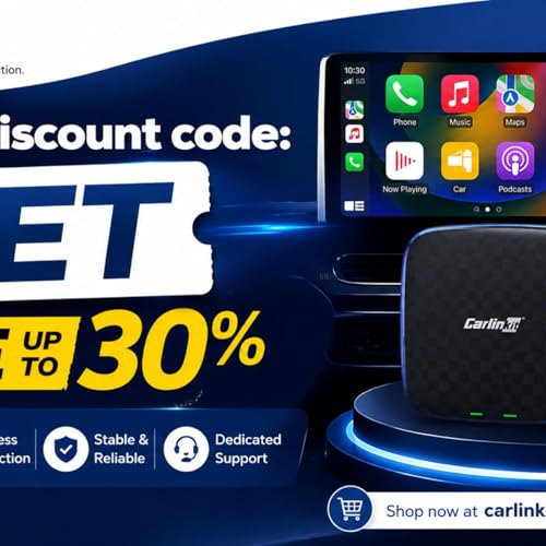 『Carlinkit discount code: GET &ndash; Save Up To 30% Off』のカバーアート