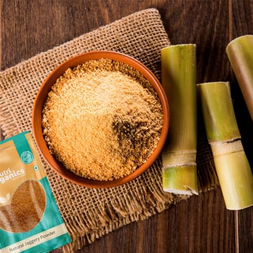 Image of NutriOrganics Jaggery Powder Pouch, 1000 g (Pack of 2)