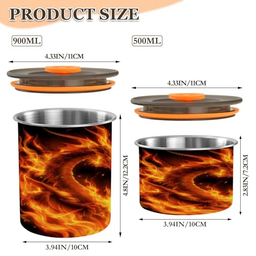 Envase hermético para café acero inox 17oz miniatura 2