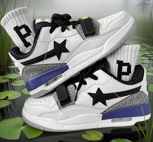 Star Chunky Platform Sneakers for Women Men High Top Air Cushion Star Comfortable Thick Sole Casual Streetwear Shoes3