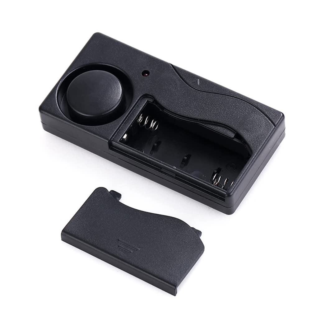 Mengshen Alarma Inalámbrica Antirrobo, Sirena con Sensor De Movimiento De Seguridad para Bicicleta, Motocicleta, Scooter, Puerta, Ventana, Vehículo, 110dB con Control Remoto