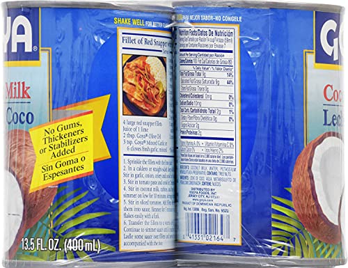Goya Foods Coconut Milk, 13.5 Ounce (Pack Of 6) #TOP2