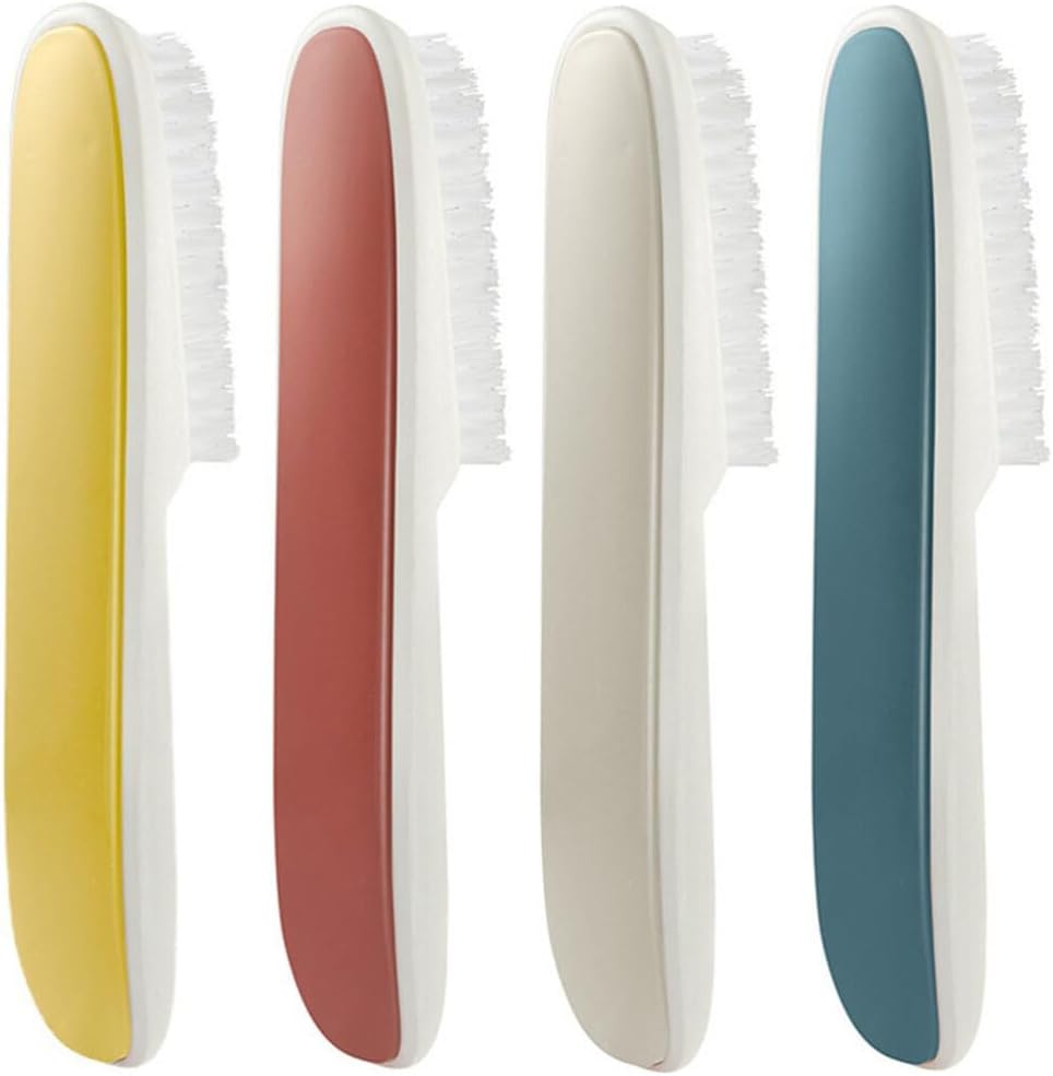 LIFKOME Adorable Cleaning Brush 4pcs Non-Skid Brush for White Shoes and Household Laundry