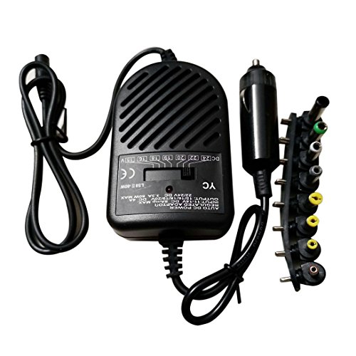 Preisvergleich Produktbild Swiftswan Universal 80W DC Auto Ladegerät Netzteil für Laptop Notebook PC