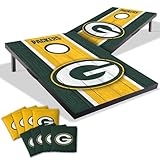 YouTheFan NFL Green Bay Packers 2' x 3' Portable Cornhole Game with Logo Bags