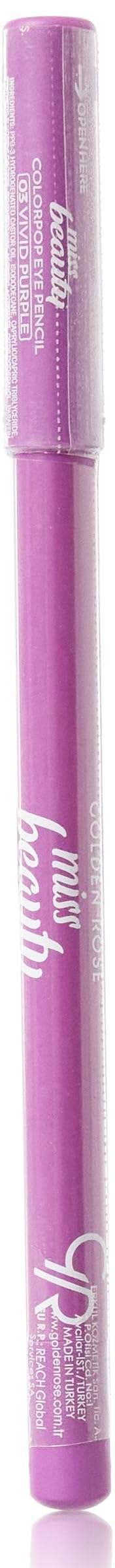 Golden Rose Miss Beauty Colorpop Eyepencil Göz Kalemi No:03 Vivid Purple