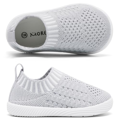 Image of MORENDL Baby Toddler Walking Socks Non-Slip Breathable Unisex Casual Sneakers