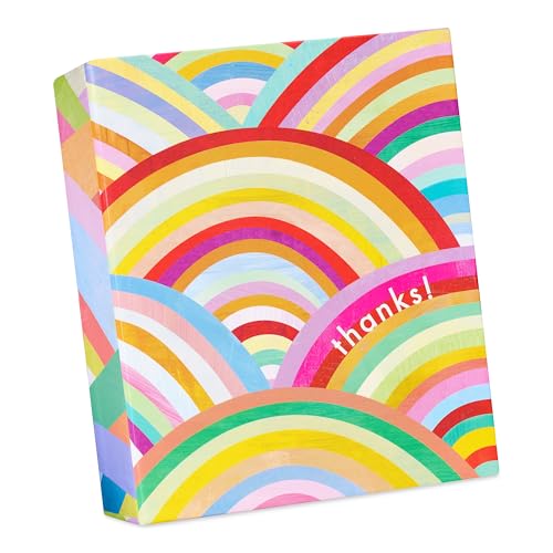 Image of Papyrus 20-Count Blank Thank You Cards with Envelopes (Rainbow)