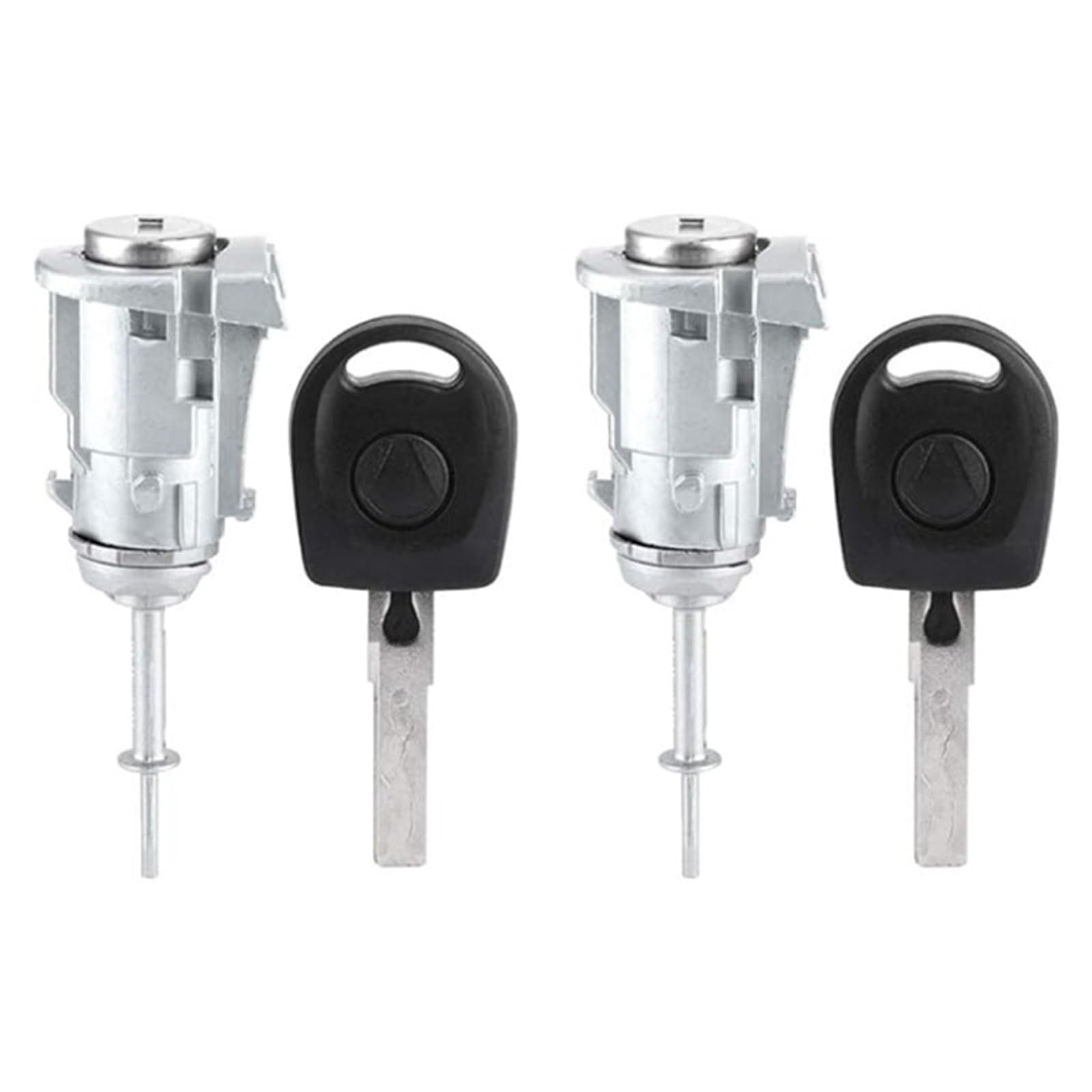 Hmnmxq A Set Door Lock Latch Actuator Door Lock Cylinder For Vw For Golf Mk4 For Bora For Jetta For Passat For Polo Fox For Beetle For Transporter T5 604837167 604837168 Door Lock Actuator Left