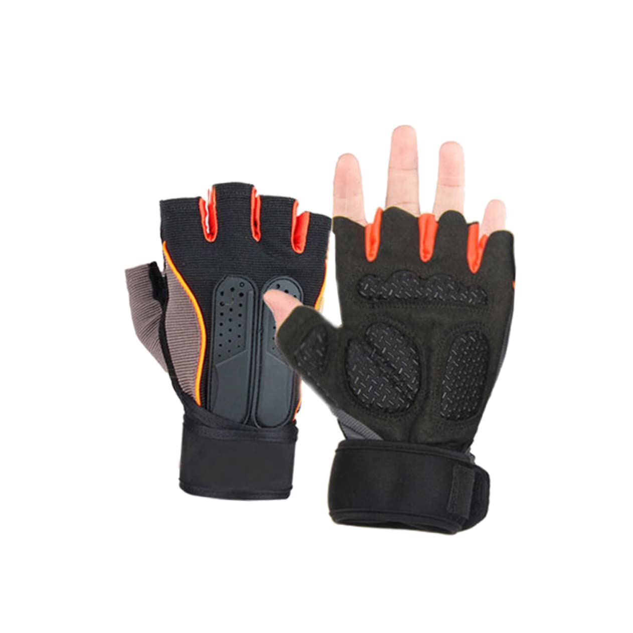 3 Paia Guanti da Allenamento Guanti da Allenamento per Uomo Guanti da Esercizio r Uomo Guanti da Ciclismo Mezzi Guanti per Sollevamento Pesi Guanti da Uomo con Manubri Fitness Personalizzati