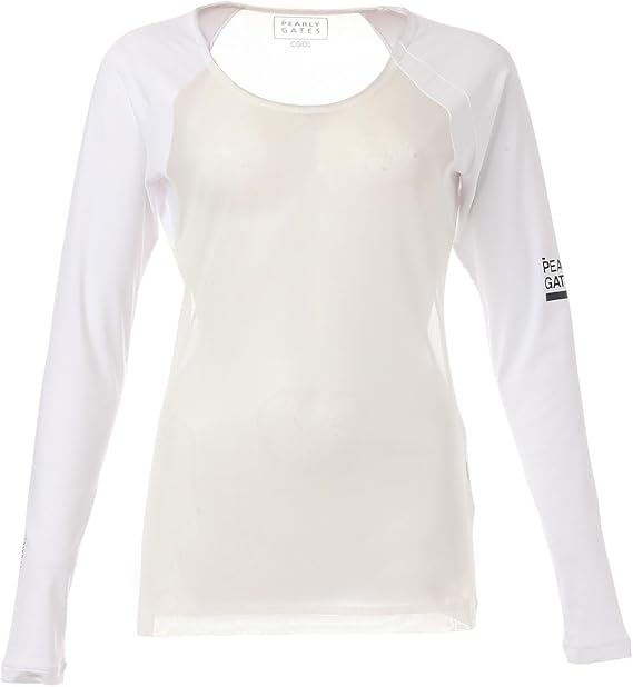 Amazon.co.jp: [パーリーゲイツ] レディース 長袖 Uネックシャツ (吸水