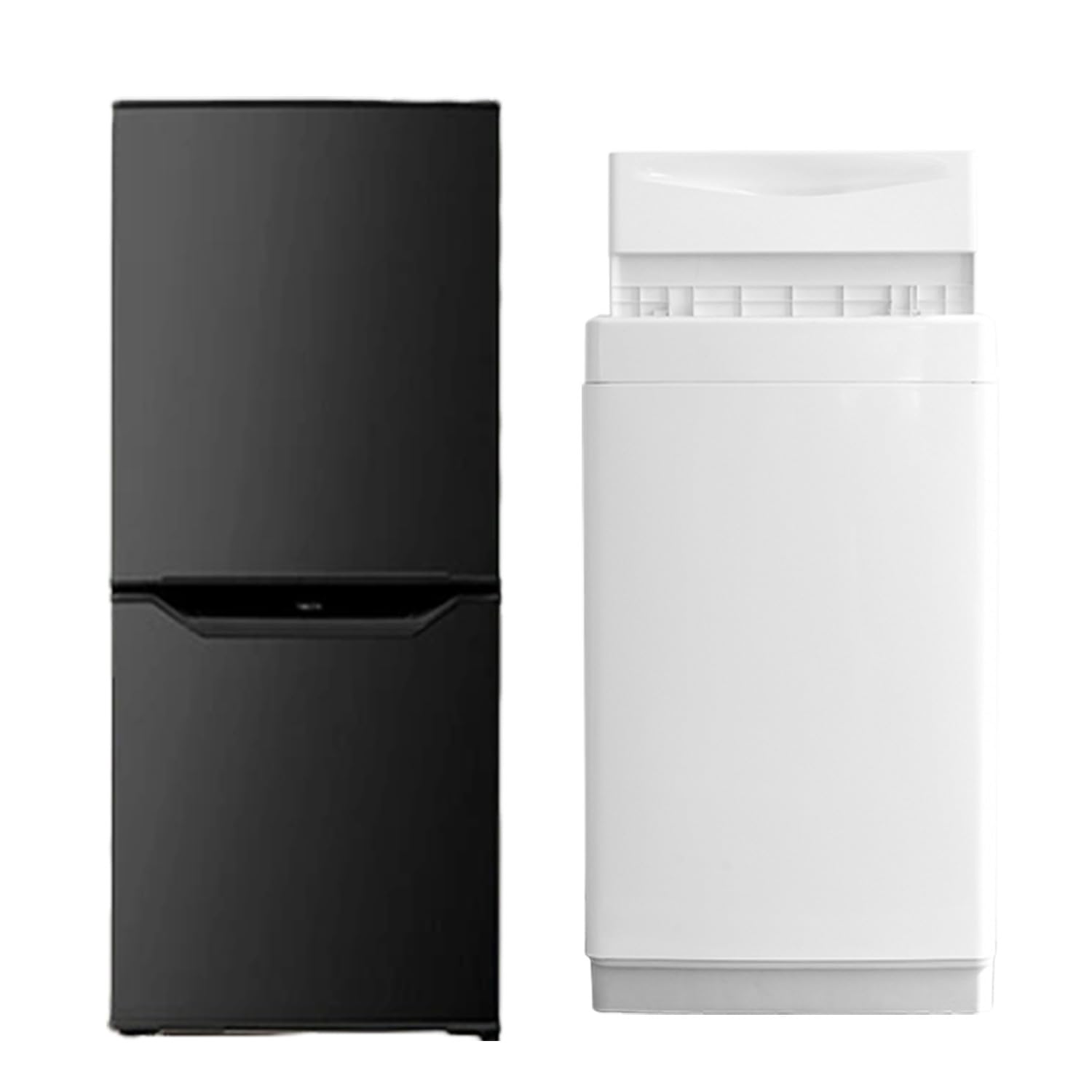 Amazon | [山善] 新生活家電 2点セット 一人暮らし (6kg洗濯機 106L 