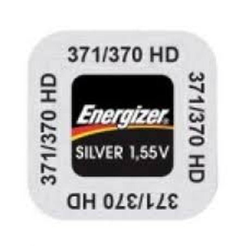Energizer 2 opakowania 1 baterii z tlenkiem srebra do zegarków 371/370