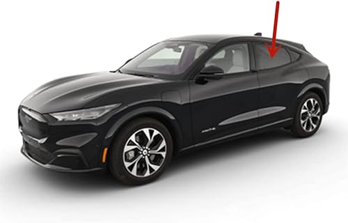 Miniatura 2 de Vidrio templado OEM para puerta trasera del lado izquierdo del conductor compatible con modelos Ford Mustang Mach-E 2021-2023