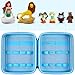 PAIYULE Case Compatible with Tonies Figures Audio Play Character, Figurine Storage Holder for TonieBox Characters for Kids, Toy Organizer Box(Bag Only) Blue